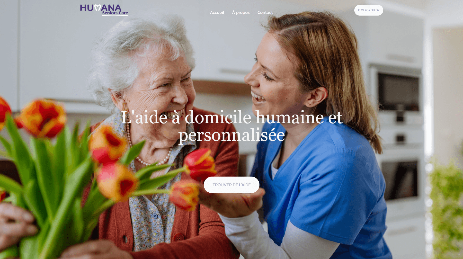 Image projet Site web entreprise d'aide à domicile